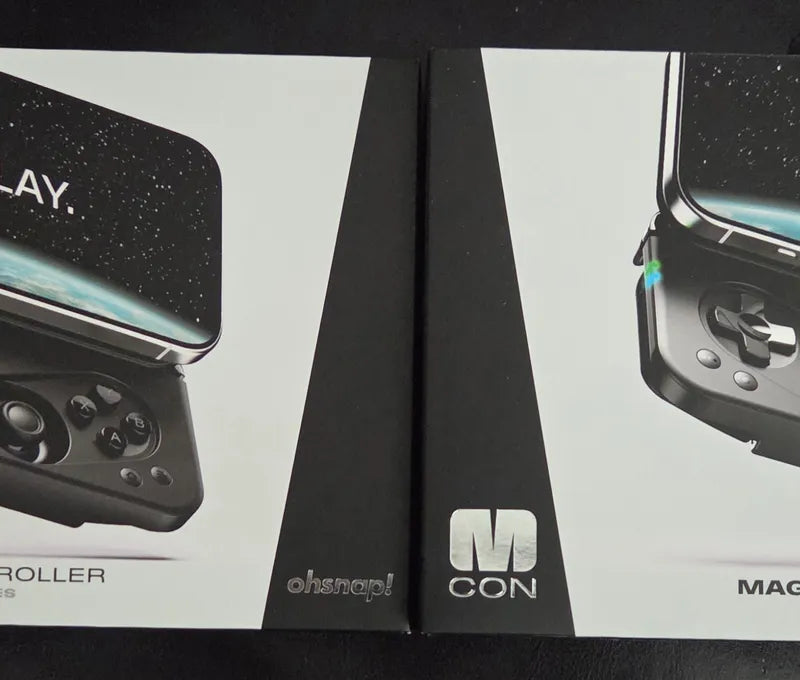 Two magnetic controller boxes photographed by a customer
